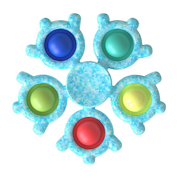 Decompression Toy Spinner Spinge Trottola Bambini Adulti Semplice fossetta Anti stress Figet