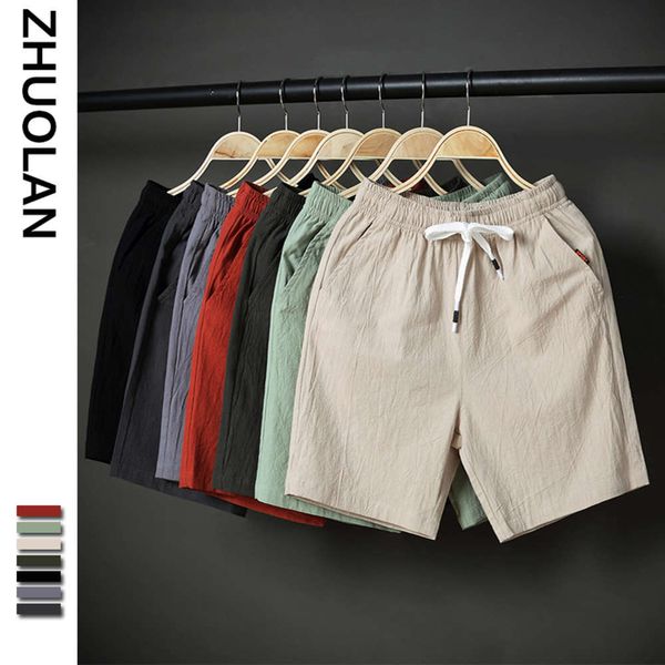 

men's shorts 2020 large casual shorts fat oversized trend versatile men's pants summer clothes, White;black