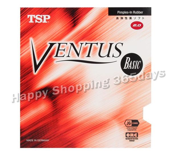 

ventus basic table tennis rubber (allround / control made in germany) pips-in tsp pong sponge raquets