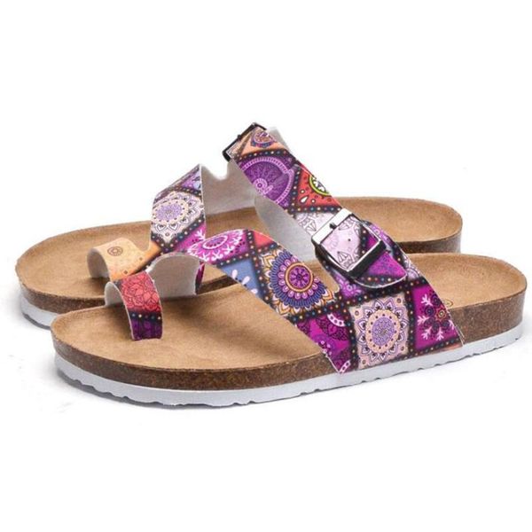 

summer shoes female beach cork slippers casual buckle non-slip slides ladies slip on flip flop outdoor women zy644, Black