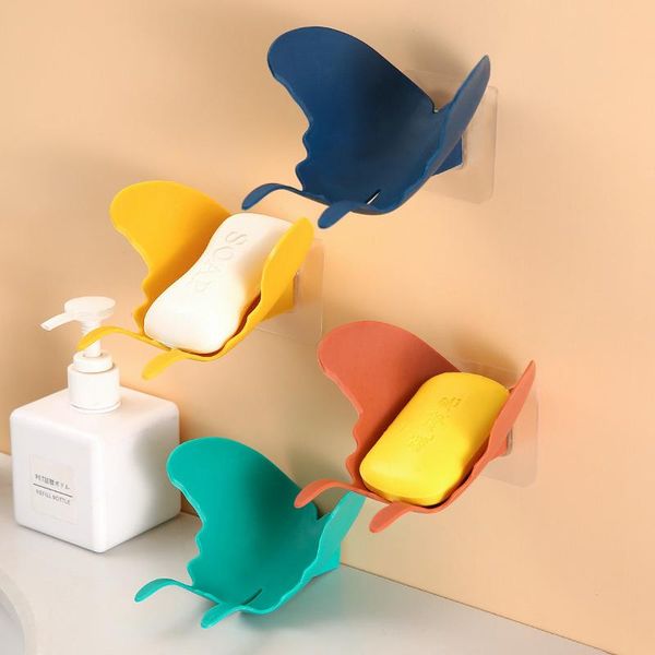 

soap dishes butterfly shape dish keep dry clean shower holder bathroom tool