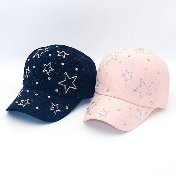 

spring and summer hat children's baseball cap geometric pattern, Blue;gray
