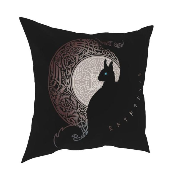 

ratatoskr nordic mythology pillowcase printed polyester cushion cover decor viking pillow case home drop 45x45cm cushion/decorative