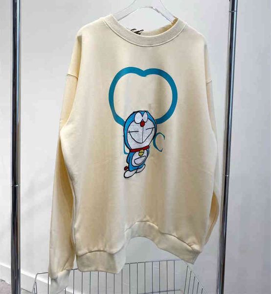 

fashion autumn new urban leisure robot loose and comfortable couple sweater, Black