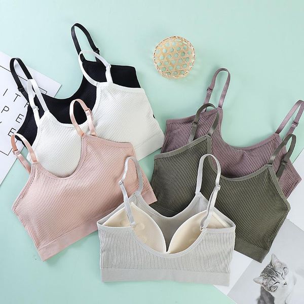 

yoga outfit backless underwear women sport bra running fitness tube off shoulder vest seamless sportwear lingerie