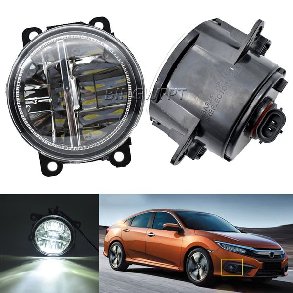 

led fog light foglamps for honda civic 2016-2018 with h11 interface 12v super bright