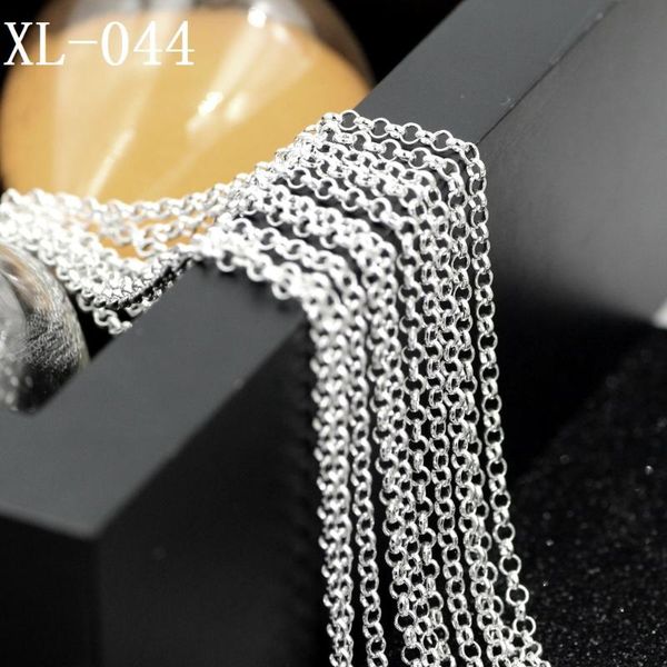 

2mm pearl silver necklace temperament female wild chain chains