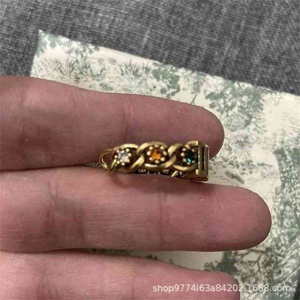 

aaa designer jewelry new color brick letter opening ring fashion ii10, Silver