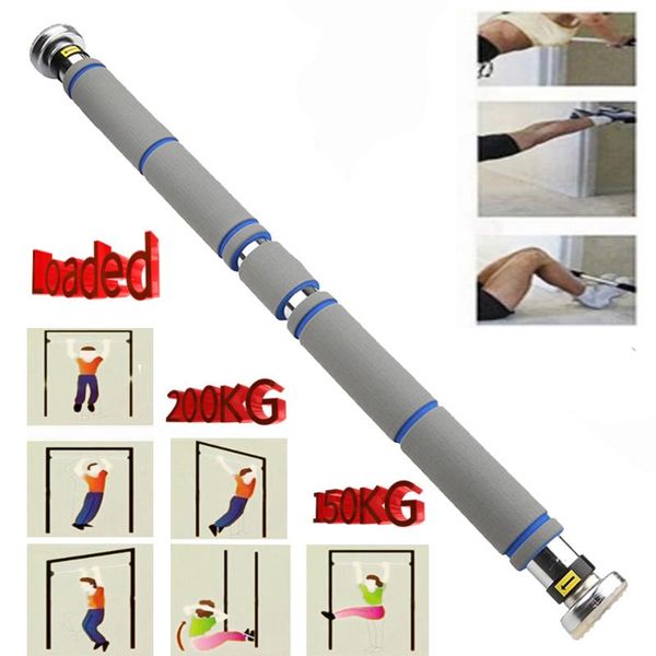 

200kg adjustable pull up bar door horizontal bars exercise home workout gym chin training sport fitness equipments 80cm