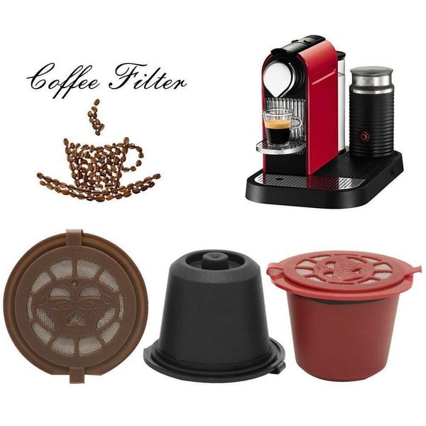 Icafilasfor Nespresso Recarregável Cápsula Café Café Pod For Machine mais de 200 vezes S 210607