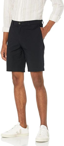 

men's shorts amazon essentialsn's slim-fit lightweight stretch 9" short, White;black
