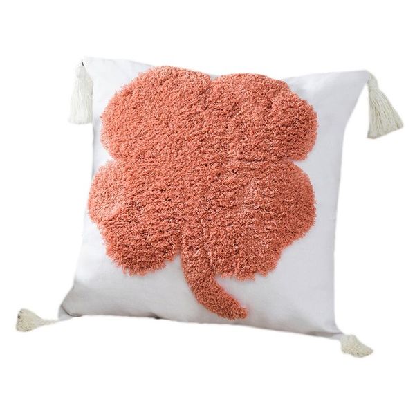 

pillow case boho tufted decorative throw cover modern soft cushion for couch car