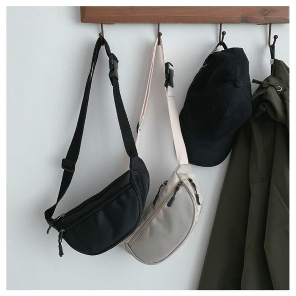 

canvas bag women 2021 style cross body waist for belt traver bags