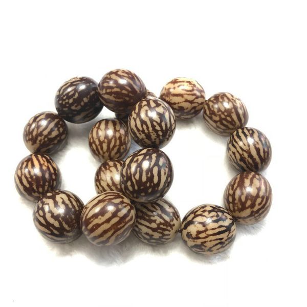 

hand string bracelet white jade root kwai tai bodhi 20mm grinding single circle men's beads string quick hand, Black