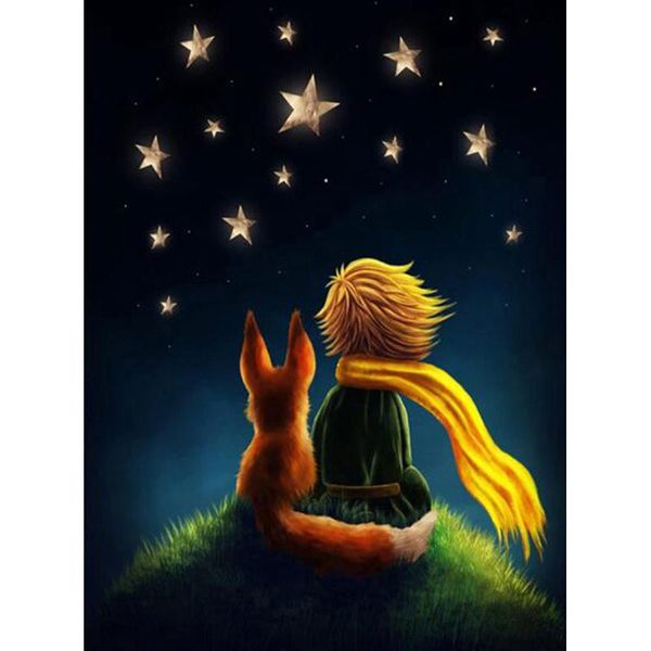

diamond painting diy little prince embroidery mosaic crafts full round rhinestone pictures home decor art gift cartoon