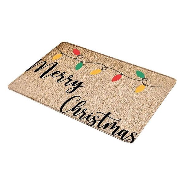 

carpets christmas home entrance floor non-slip mats outdoor carpet merry santa claus decor year xmas ornaments