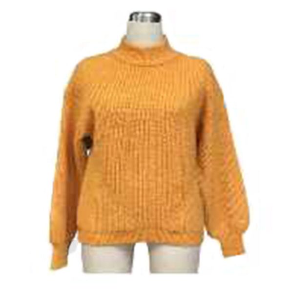 

designer ladies sweater high neck loose women's knitted sweaters for autumn and winter, White;black