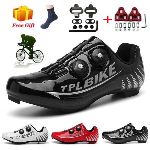 

cycling footwear the latest mtb bike shoes spd non-slip road sports women outdoor training, Black