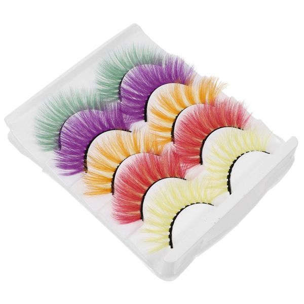 

false eyelashes 5pairs performance fake dancing party vivid