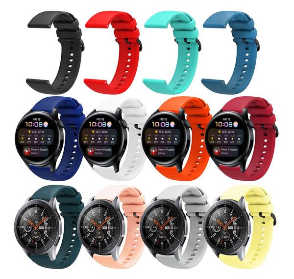 Силиконовые ремешки для часов для Huawei SmartWatch 3 и Pro Красочные мягкие часы заменить аксессуары