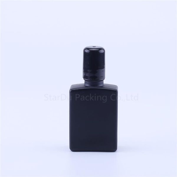 

30ml black roll on perfume bottle, 30cc amber essential oil rollon small glass roller container storage bottles & jars
