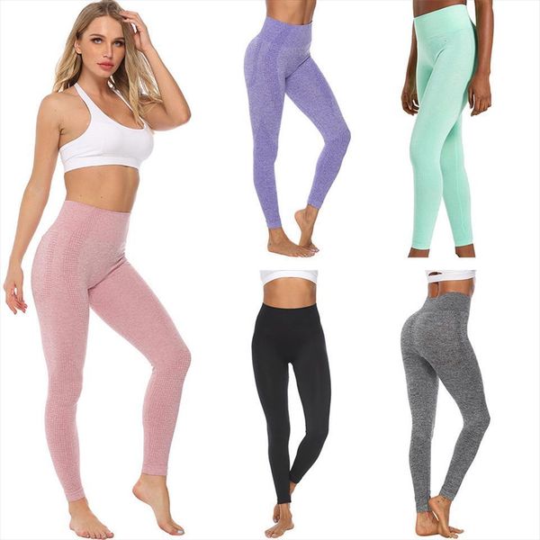 

seamless high waist fitness women leggings push up leggins sport running energy elastic trousers gym girl jeggings, Black