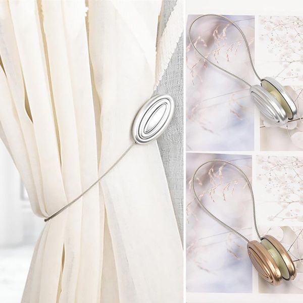 

curtain tie buckle clip hooks hanger window accessories curtains strap magnetic home decoration other decor