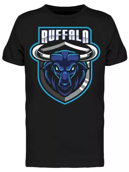 

buffalo head tee men's -image by shutterstock, White;black
