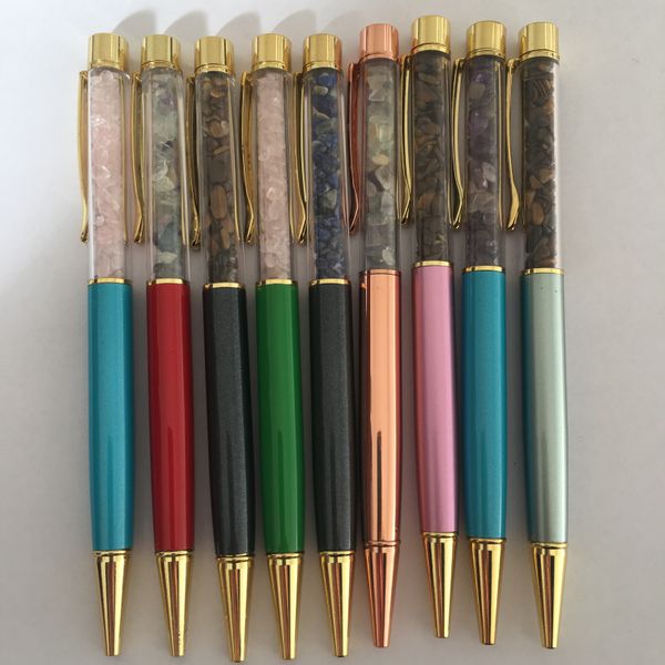 

10pc natural gravel energy stone pen healing