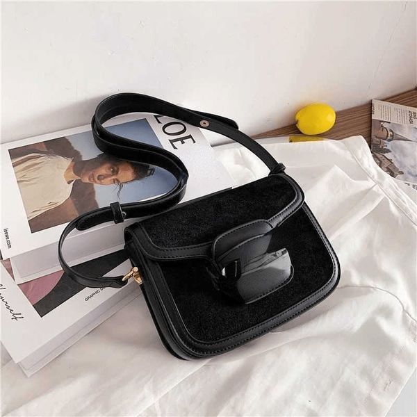 

classic flower sports large-capacity handbag2021 new style square korean retro single shoulder japanese small satchel advanced feeling sprin