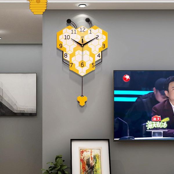 

wall clocks personality simple and lovely clock fashion living room creative home children's cartoon silent quartz