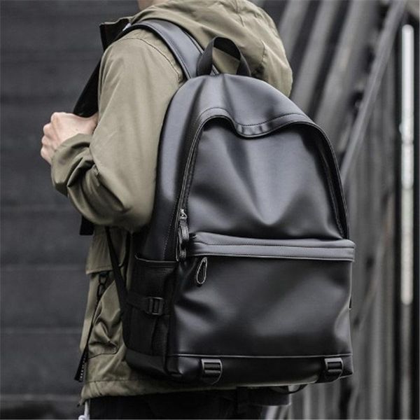 

backpack fashion male leather backpacks travel school bags for teenagers boys college book bag lapluxury