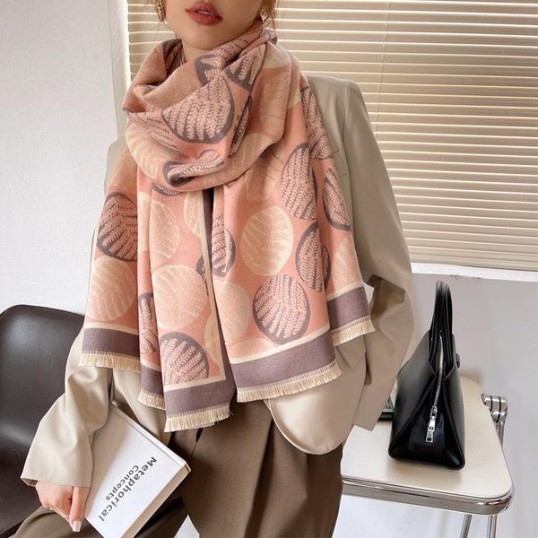 

scarves warm shawls and wraps 2021 large bufanda thick blanket winter cashmere scarf women ladies pashmina hijab long fashion echarpe, Blue;gray