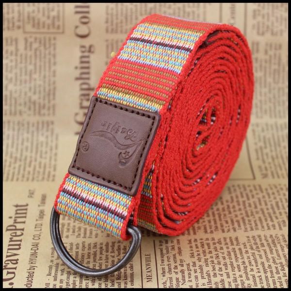 

belts fashion national wind cinch d buckle 240cm length yoga strap, Black;brown