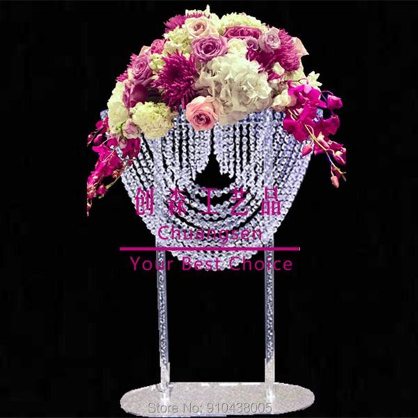

party decoration gorgeous wedding event centerpiece acrylic cake stand,bling flower holder pillars,party favors center piece