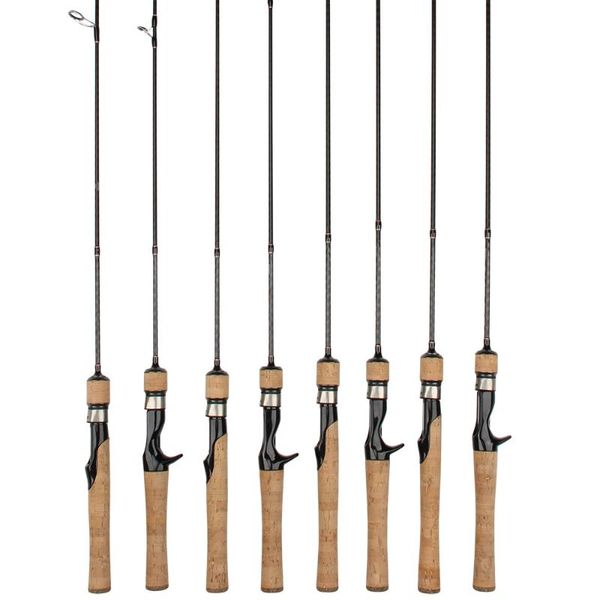 

rosewood 5' 5.5' 6' 7' ultra-light weight spinning/casting cork fishing rods sensitive solid tip for pike, trout, panfis