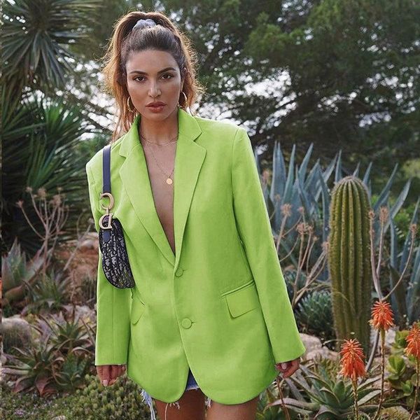 

women's suits & blazers 2021 winter green suit coat, White;black