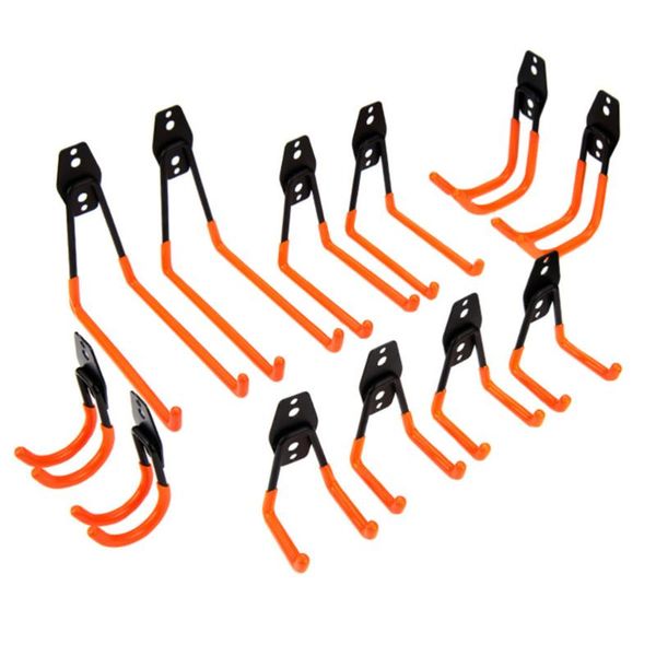 

hooks & rails 12pcs professional garage storage hook garden high strength tool