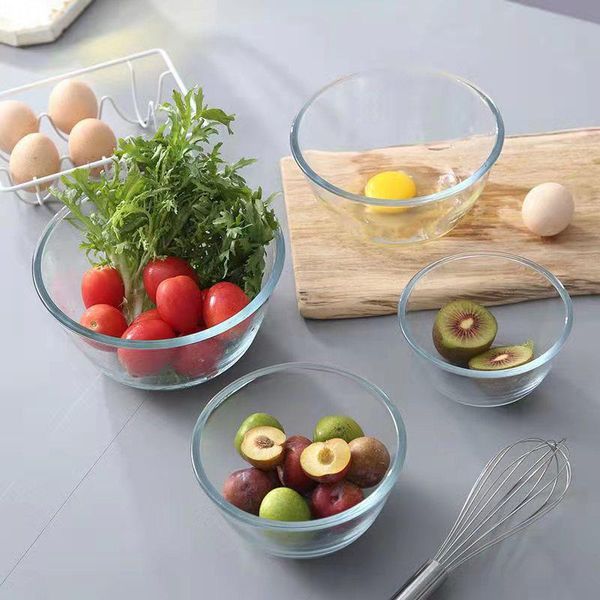 

bowls kitchen bowl for vegetable and fruit salad transparent glass