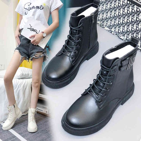 

boots blwbyl winter plus cashmere women's short anti-slip boots and resistant to wear fashion ankle side zipper uulx, Black