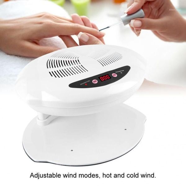 

nail lamp & cold air dryer warm-cool polis drying fan manicure tool white us plug 110v for nails1