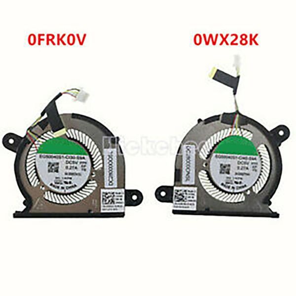 

cooling fan gpu for xps 2021 13 9300 0frk0v 0wx28k 4 wire radiator eg50040s1-ci30-s9a eg50040s1-ci40-s9a lappads