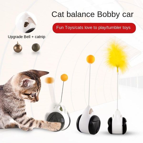 

cat toys balance swing car tumbler pet funny self-hey ball