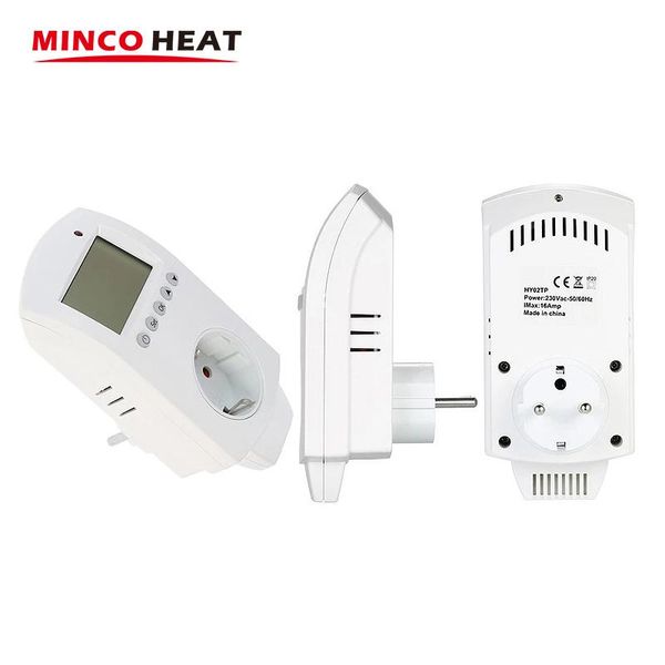 

smart home control digital lcd programmable temperature controller air conditioner thermoregulator wall plug in thermostat