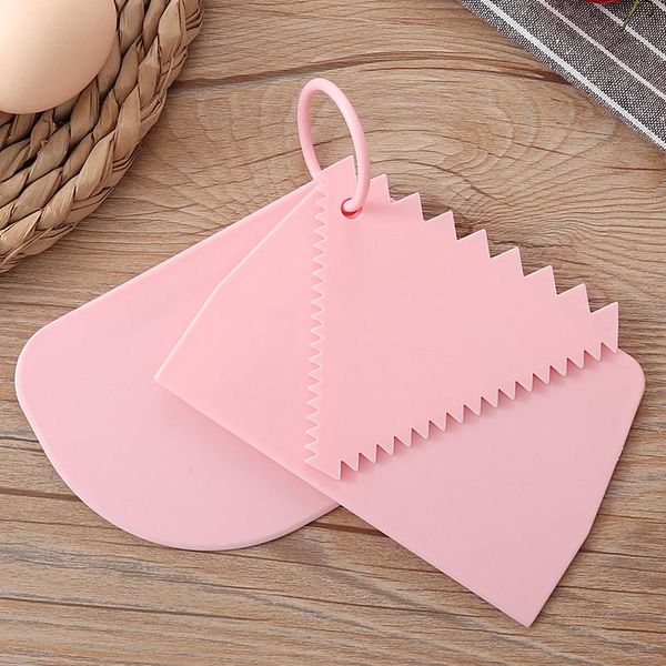 

household grade plastic scraper cake cream bakery kitchen multi-functional slice baking & pastry tools