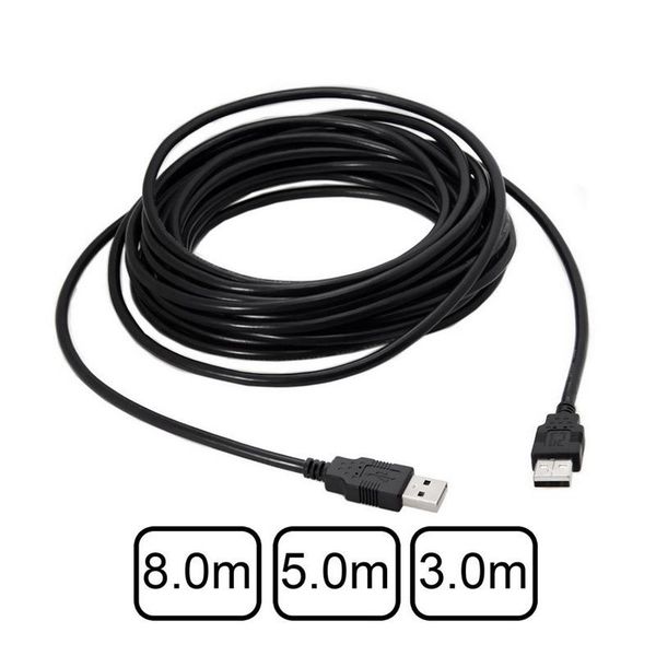 

video cables & connectors 10 foot black usb 2.0 high speed male a to cable