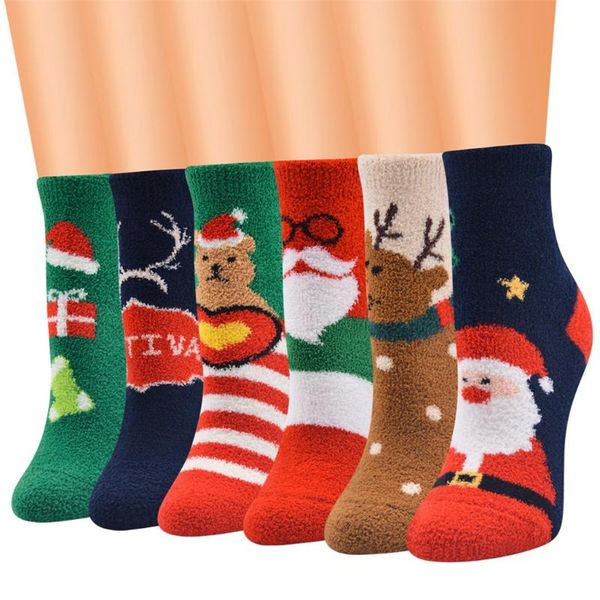 

christmas decorations 35# vintage cashmere fashion long sock comfortable socks pattern decoration navidad dro