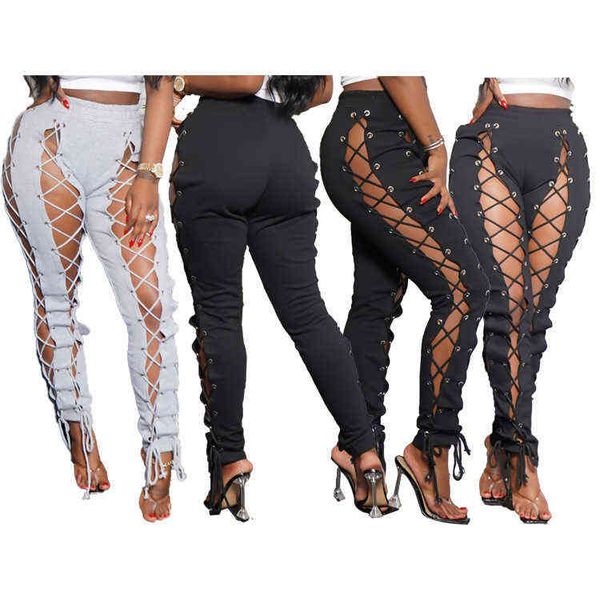 

drawstring fashion women's pants wear, Black;white