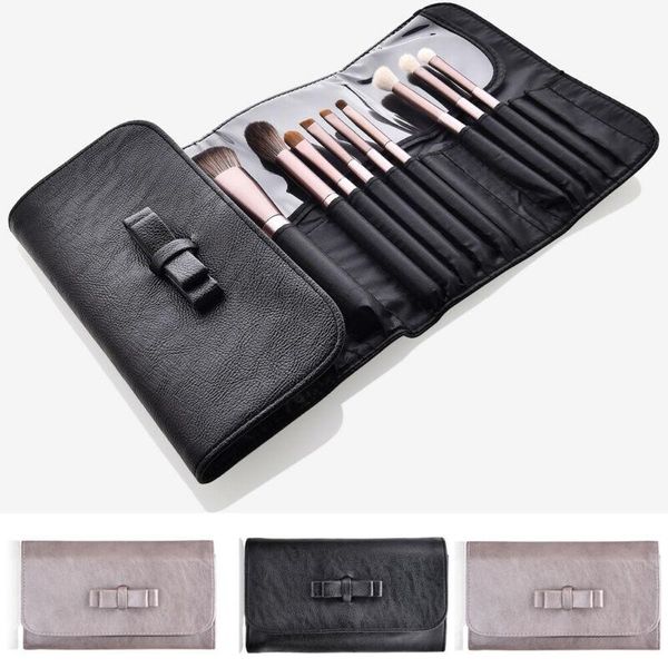 

professional beautician makeup bag pu leather bow clutch women's cosmetic bags & cases