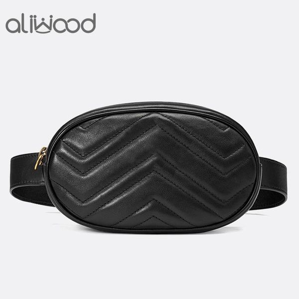 

waist bags aliwood 2021 women chest bag fanny packs leather handbag famous brands luxury designer belt purse